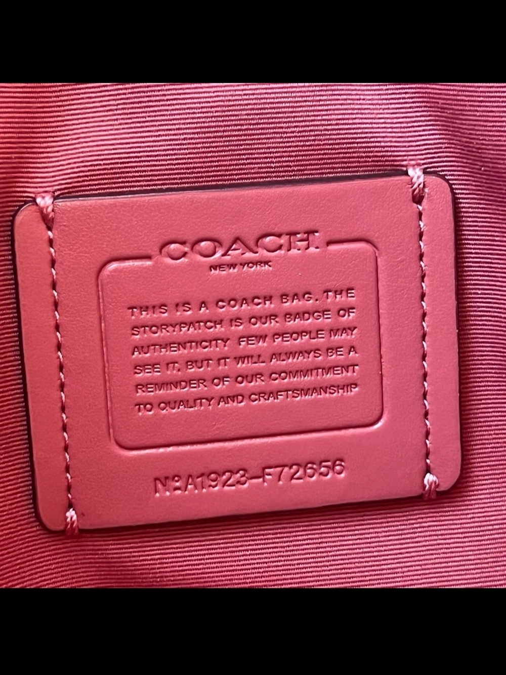 Coach Floral Print Hobo Bag in Pink and Beige - Picture 6 of 11